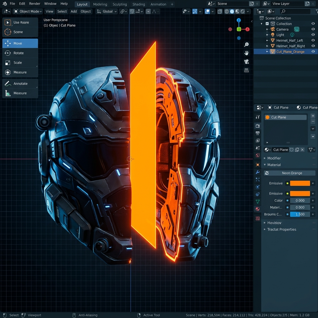 Viewport Precision Mesh Slicing